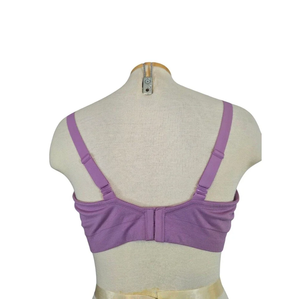Vanity Fair Bra Womans 40D Purple Orchid Dream Beyond Comfort Full Coverage NWT